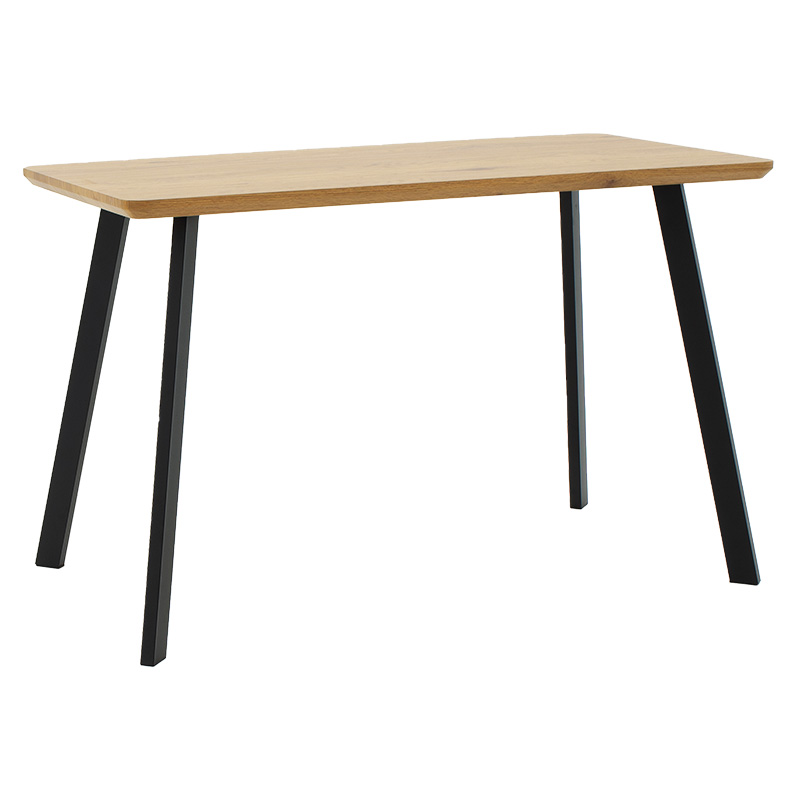 Tραπέζι Adira pakoworld MDF sonoma-μαύρο 120x60x75εκ 235-000026 Tραπέζι Adira pakoworld MDF sonoma-μαύρο 120x60x75εκ 235-000026