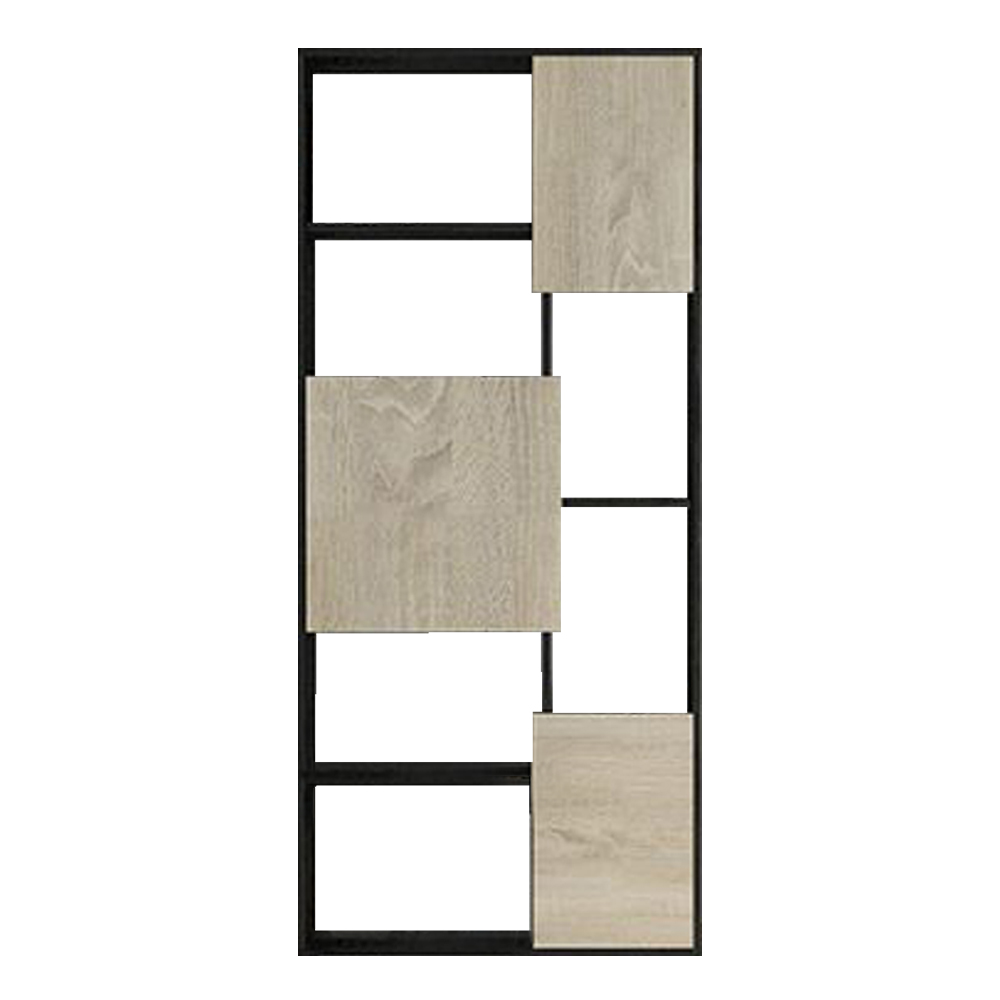 PUZZLE ΒΙΒΛΙΟΘΗΚΗ BLACK OAK SONOMA 80x30xH180cm 24-0509