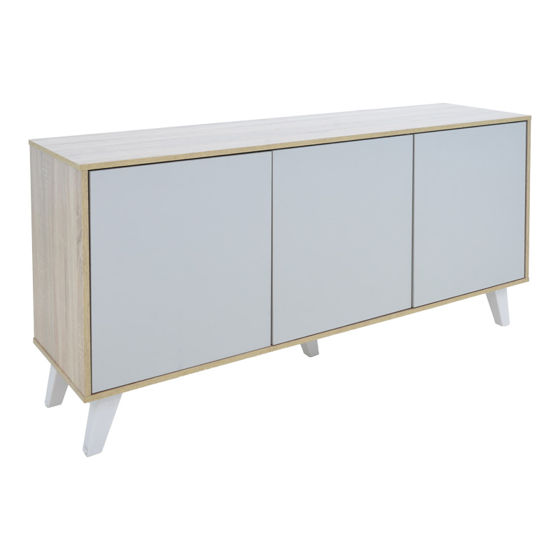 Μπουφές Zual Intrahome sonoma-γκρι 149x40x77εκ INTRAPA-359111116