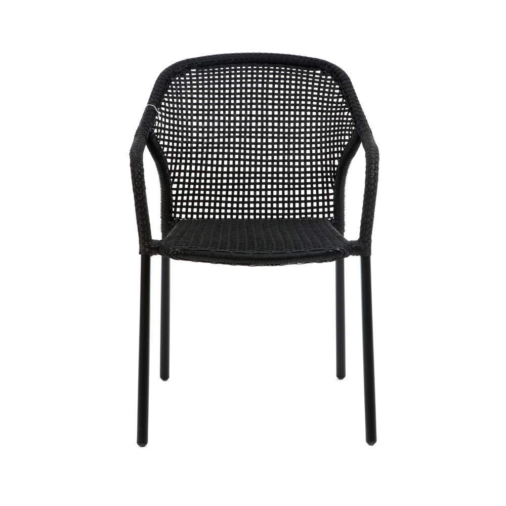 Artekko Μαύρη Καρέκλα Ρατάν (56x61x45)cm Artekko 248-4003