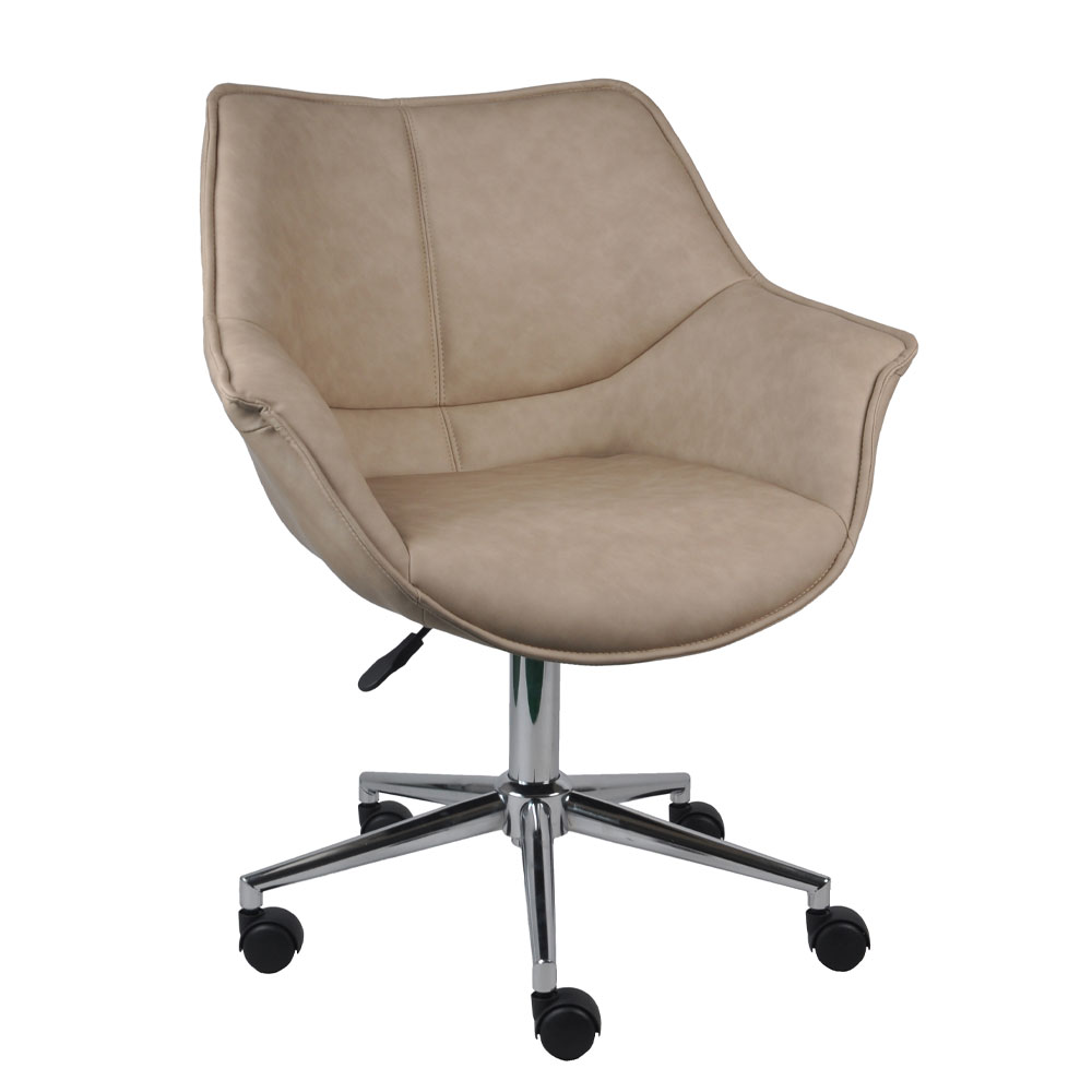 Liberta JONES ΚΑΡΕΚΛΑ ΓΡΑΦΕΙΟΥ BEIGE 68x64xH92cm 68x64xH92cm 25-0715