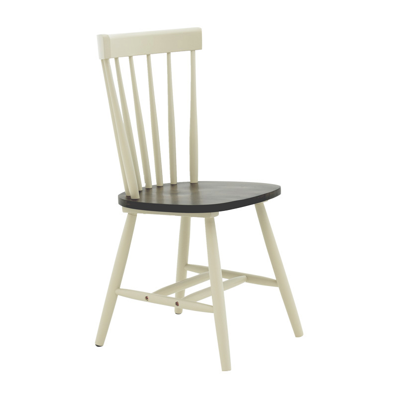 Καρέκλα Larus pakoworld φυσικό ξύλo rubberwood ανθρακί-λευκό 50x49x90εκ. 250-000006 Καρέκλα Larus pakoworld φυσικό ξύλo rubberwood ανθρακί-λευκό 50x49x90εκ. 250-000006