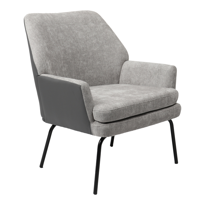 Intrahome Πολυθρόνα Kieran Intrahome ύφασμα γκρι- πόδι μαύρο 77x69x82.5εκ | SKU: INTRAPA-366111155