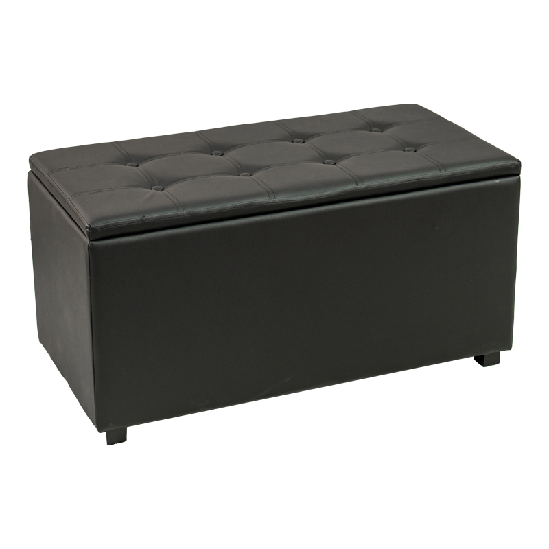 Σκαμπό-μπαούλο Corben pakoworld pu μαύρο 86x43x45εκ 257-000026 Σκαμπό-μπαούλο Corben pakoworld pu μαύρο 86x43x45εκ 257-000026
