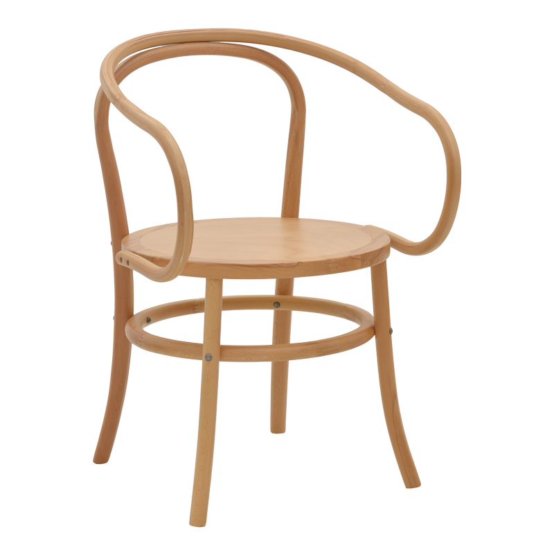 Intrahome Πολυθρόνα Verfie Intrahome φυσικό ξύλο οξιάς 55x50x83εκ | SKU: INTRAPA-374111130