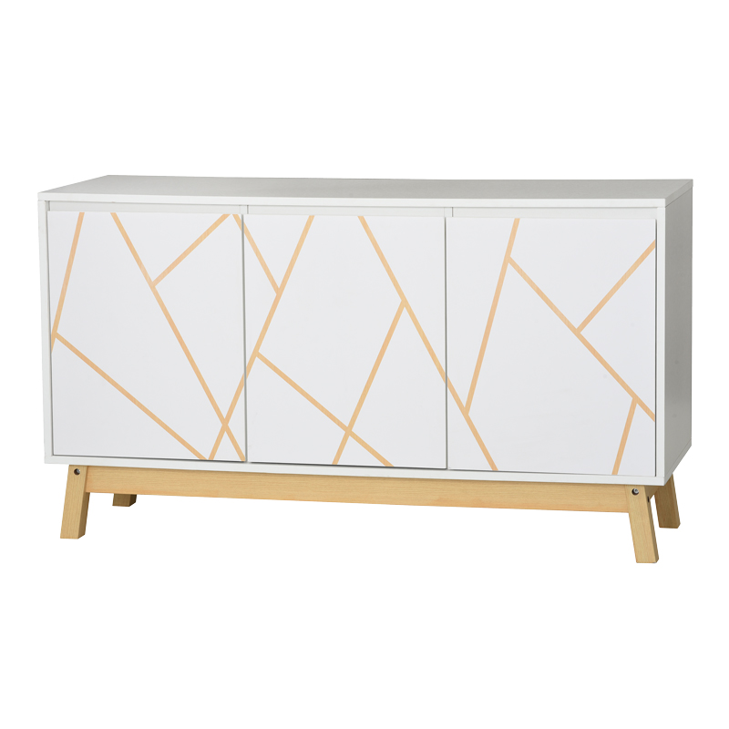 Μπουφές Aria pakoworld λευκό-φυσικό 120x35x67 εκ 265-000003 Μπουφές Aria pakoworld λευκό-φυσικό 120x35x67 εκ 265-000003