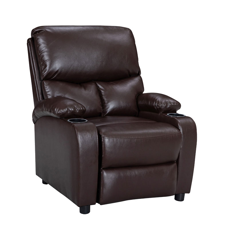 Πολυθρόνα relax με ποτηροθήκη Gartia pakoworld καφέ PU 79x94x102εκ 269-000002 Πολυθρόνα relax με ποτηροθήκη Gartia pakoworld καφέ PU 79x94x102εκ 269-000002