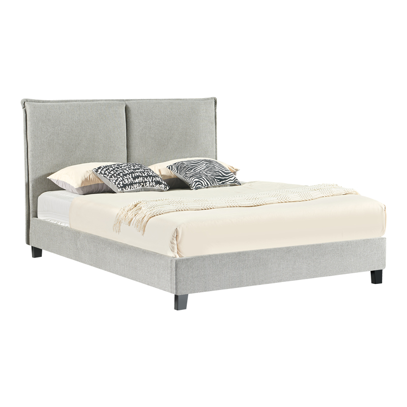 Intrahome Κρεβάτι διπλό Majus Intrahome ύφασμα ανθρακί-beige 160x200εκ | SKU: INTRAPA-380111110