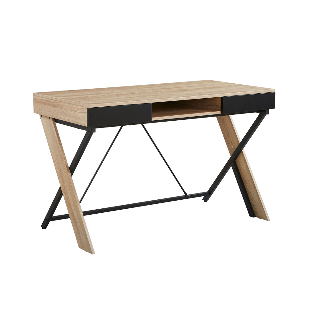 Liberta DOUBLE-X ΓΡΑΦΕΙΟ 1ΡΑΦΙ ΦΥΣΙΚΟ ΜΑΥΡΟ 120x60xH76cm 120x60xH76cm 28-0271 Liberta DOUBLE-X ΓΡΑΦΕΙΟ 1ΡΑΦΙ ΦΥΣΙΚΟ ΜΑΥΡΟ 120x60xH76cm 120x60xH76cm 28-0271