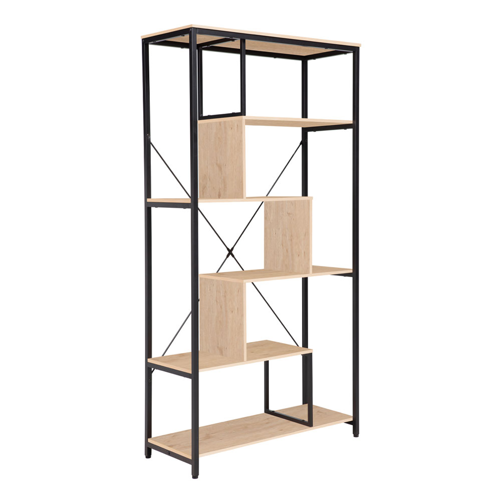 Liberta QUICK ΒΙΒΛΙΟΘΗΚΗ ΦΥΣΙΚΟ ΜΑΥΡΟ 85x35xH163cm 85x35xH163cm 28-0301 Liberta QUICK ΒΙΒΛΙΟΘΗΚΗ ΦΥΣΙΚΟ ΜΑΥΡΟ 85x35xH163cm 85x35xH163cm 28-0301