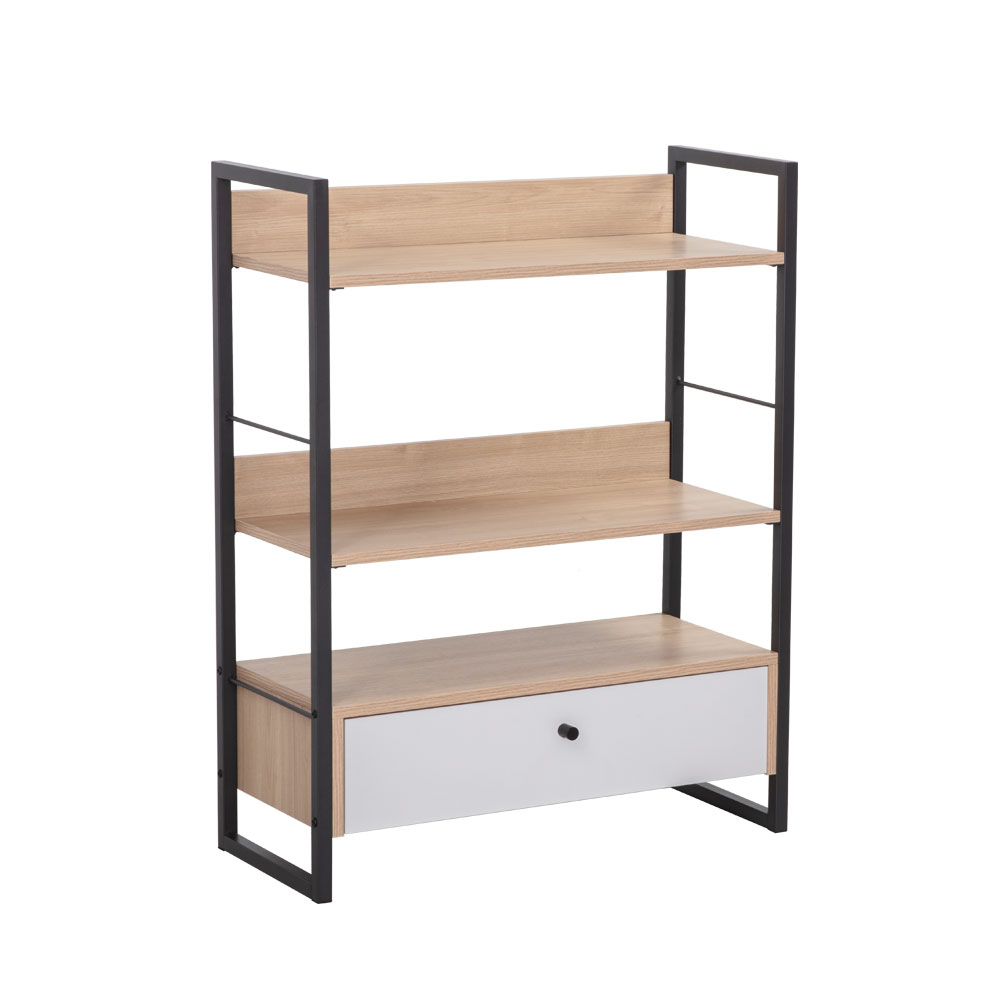 Liberta TRILOGY ΒΙΒΛΙΟΘΗΚΗ ΦΥΣΙΚΟ ΜΑΥΡΟ 70x30xH90cm 70x30xH90cm 28-0310