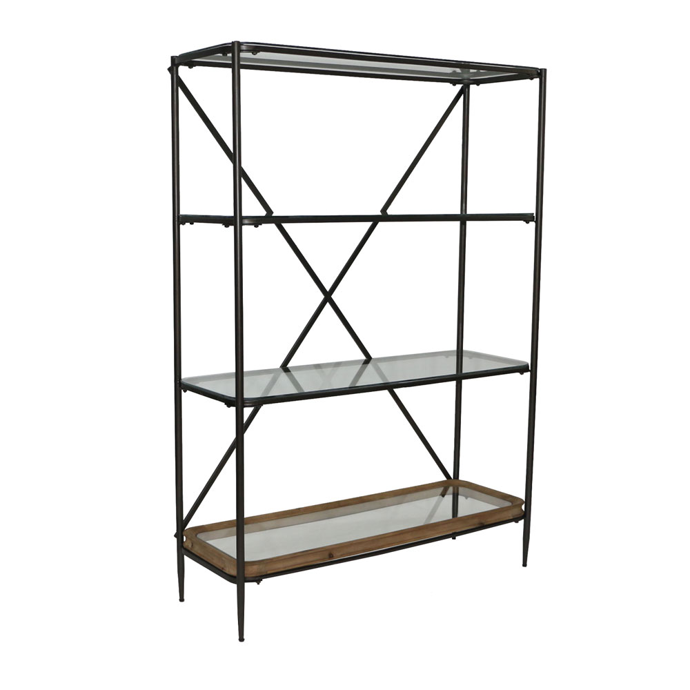 Liberta MARAIS ΒΙΒΛΙΟΘΗΚΗ 4ΡΑΦΙΑ ΦΥΣΙΚΟ 127x43xH184cm 127x43xH184cm 28-0320