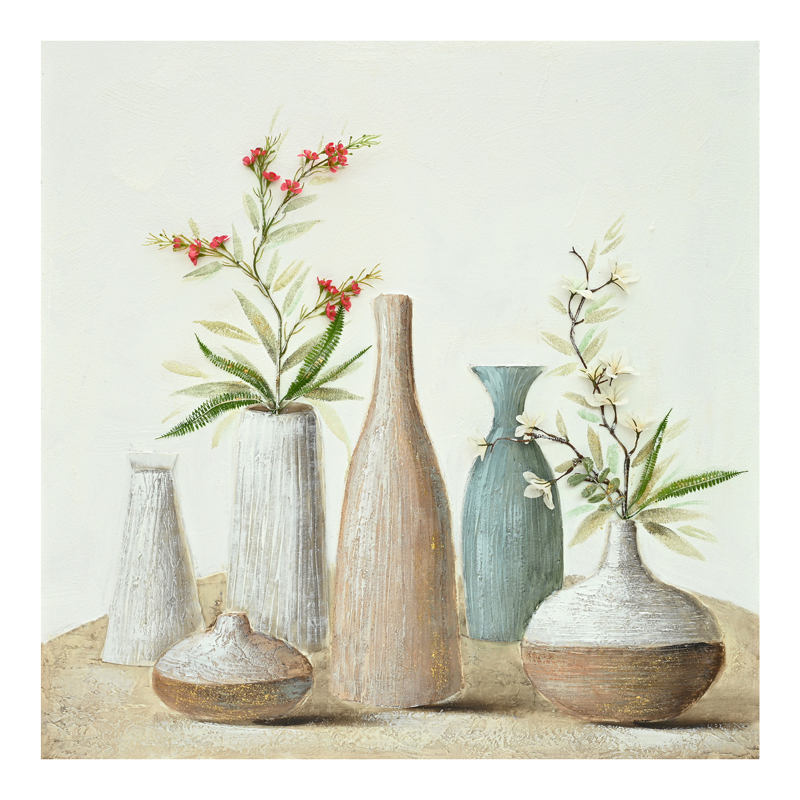 Πίνακας σε καμβά Vase Inart 100x3x100εκ 296-000018 Πίνακας σε καμβά Vase Inart 100x3x100εκ 296-000018