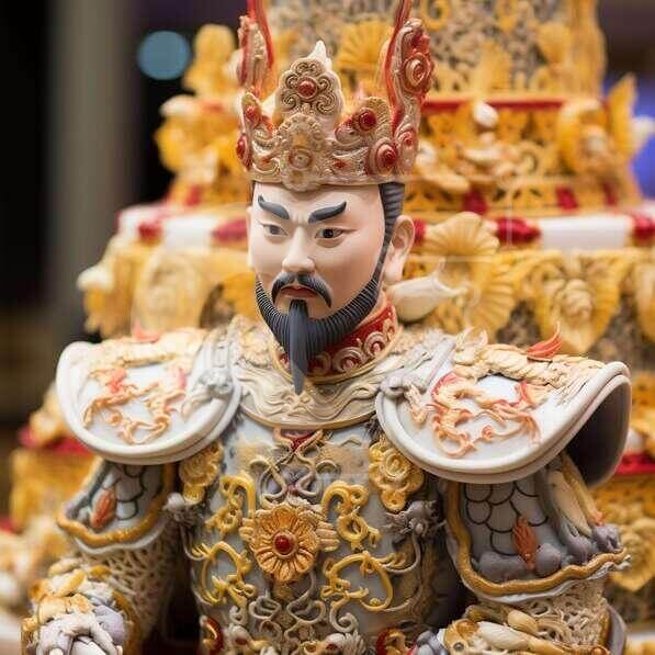 Intra Συλλεκτικό Ξύλινο Παζλ Plywood  4mm - Περίπλοκο γλυπτό πολεμιστή Σε Ξύλινο Κουτί - Διαστάσεις Puzzle: 10x10 cm – 25 κομμάτια