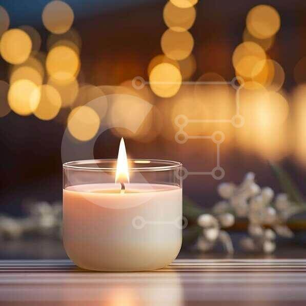 Intra Συλλεκτικό Ξύλινο Παζλ Plywood  4mm - Γαληνό κερί με ζεστή λάμψη Σε Ξύλινο Κουτί - Διαστάσεις Puzzle: 10x10 cm – 25 κομμάτια