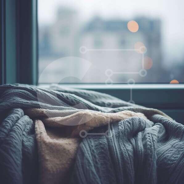 Intra Συλλεκτικό Ξύλινο Παζλ Plywood  4mm - Άνετη σκηνή εσωτερικού χώρου με θέα κουβέρτα και παράθυρο Σε Ξύλινο Κουτί - Διαστάσεις Puzzle: 10x10 cm – 25 κομμάτια