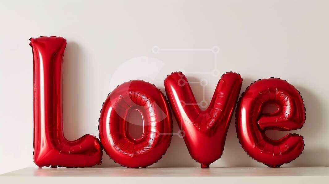 Intra Συλλεκτικό Ξύλινο Παζλ Plywood  4mm - Κόκκινα μπαλόνια αγάπης Σε Ξύλινο Κουτί - Διαστάσεις: 10x10 cm – 25 κομμάτια