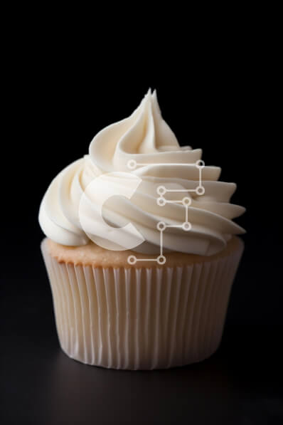 Σετ των 2 Intra Συλλεκτικό Ξύλινο Παζλ Plywood  4mm - Λαχταριστό Cupcake με White Frosting Σε Ξύλινο Κουτί - Διαστάσεις: 10x10 cm – 25 κομμάτια