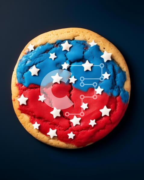 Σετ των 2 Intra Συλλεκτικό Ξύλινο Παζλ Plywood  4mm - Διακόσμηση μπισκότων πατριωτικής σημαίας Σε Ξύλινο Κουτί - Διαστάσεις: 10x10 cm – 25 κομμάτια