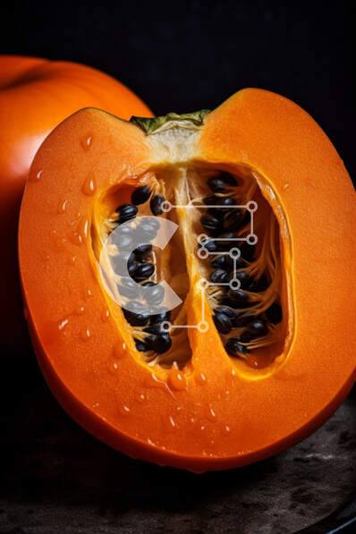 Σετ των 2 Intra Συλλεκτικό Ξύλινο Παζλ Plywood  4mm - Φέτες πορτοκαλιού με σπόρους και σταγόνες νερού Σε Ξύλινο Κουτί - Διαστάσεις: 10x10 cm – 25 κομμάτια