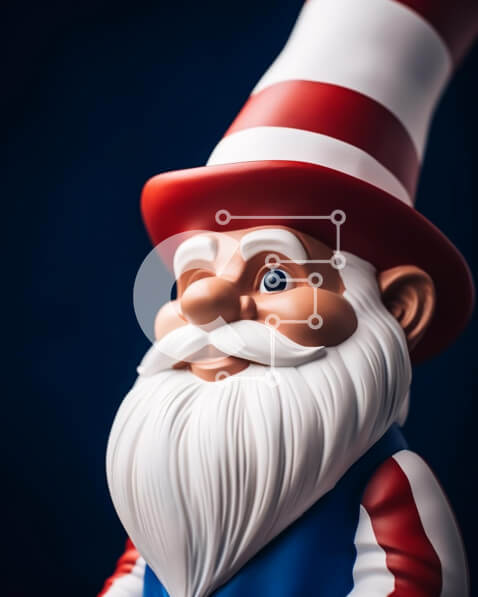 Intra Συλλεκτικό Ξύλινο Παζλ Plywood  4mm - Γάτα με το ειδώλιο παιχνίδι με καπέλο σε μπλε ή μαύρο φόντο Σε Ξύλινο Κουτί - Διαστάσεις Puzzle: 10x10 cm – 25 κομμάτια