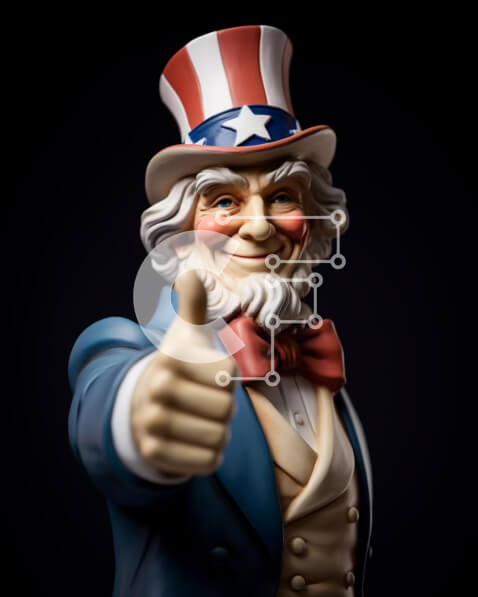 Intra Συλλεκτικό Ξύλινο Παζλ Plywood  4mm - Άγαλμα θείου μπράβο για εορταστικές περιστάσεις Σε Ξύλινο Κουτί - Διαστάσεις Puzzle: 10x10 cm – 25 κομμάτια