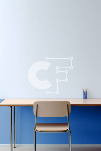 Intra Συλλεκτικό Ξύλινο Παζλ Plywood  4mm - Άδειο δωμάτιο με ξύλινο γραφείο και καρέκλα Σε Ξύλινο Κουτί - Διαστάσεις Puzzle: 10x10 cm – 25 κομμάτια