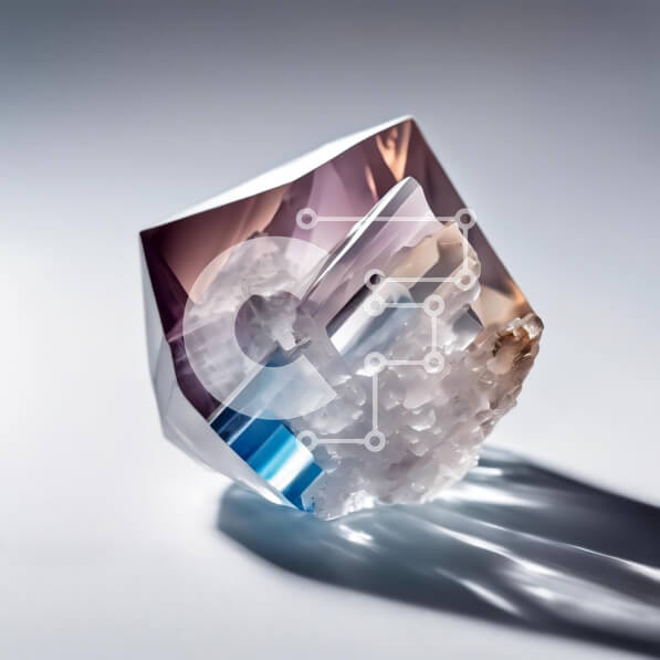 Intra Συλλεκτικό Ξύλινο Παζλ Plywood  4mm - Πολύχρωμο Γυάλινο Οκτάγωνο Γλυπτό Σε Ξύλινο Κουτί - Διαστάσεις Puzzle: 10x10 cm – 25 κομμάτια