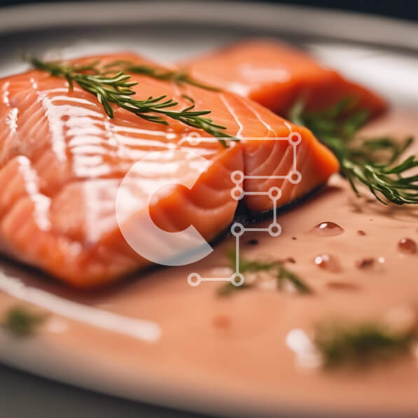 Σετ των 2 Intra Συλλεκτικό Ξύλινο Παζλ Plywood  4mm - Φρεσκομαγειρεμένος σολομός με θυμάρι και δεντρολίβανο Σε Ξύλινο Κουτί - Διαστάσεις: 10x10 cm – 25 κομμάτια