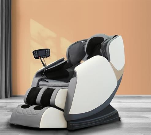 SOLARIA massage chair / heating function / colors: cream / grey / gold DIOMMI-60-29088
