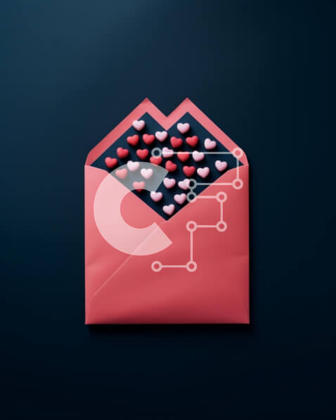 Intra Συλλεκτικό Ξύλινο Παζλ Plywood  4mm - Φάκελος σε σχήμα καρδιάς για ειδικές περιστάσεις Σε Ξύλινο Κουτί - Διαστάσεις: 10x10 cm – 25 κομμάτια