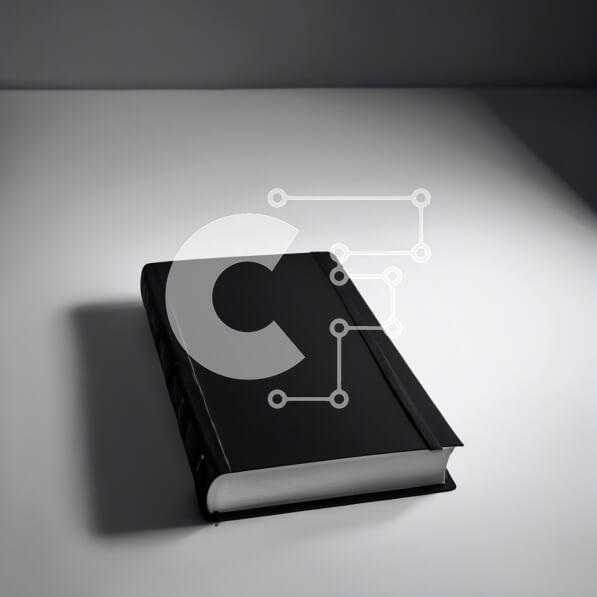 Intra Συλλεκτικό Ξύλινο Παζλ Plywood  4mm - Μαύρο βιβλίο σε λευκό τραπέζι Σε Ξύλινο Κουτί - Διαστάσεις Puzzle: 10x10 cm – 25 κομμάτια