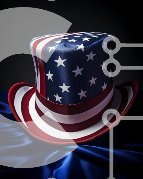 Intra Συλλεκτικό Ξύλινο Παζλ Plywood  4mm - Τοπ καπέλο Patriotic American Flag για 4 Ιουλίου και Πατριωτικές εκδηλώσεις Σε Ξύλινο Κουτί - Διαστάσεις: 10x10 cm – 25 κομμάτια