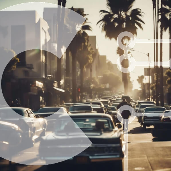 Intra Συλλεκτικό Ξύλινο Παζλ Plywood  4mm - Πολυσύχναστο City Street με ποικίλη κίνηση Σε Ξύλινο Κουτί - Διαστάσεις Puzzle: 10x10 cm – 25 κομμάτια