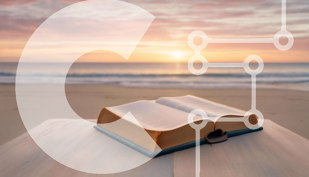 Intra Συλλεκτικό Ξύλινο Παζλ Plywood  4mm - Ανοιχτό βιβλίο στο Beach Sunset Σε Ξύλινο Κουτί - Διαστάσεις Puzzle: 10x10 cm – 25 κομμάτια