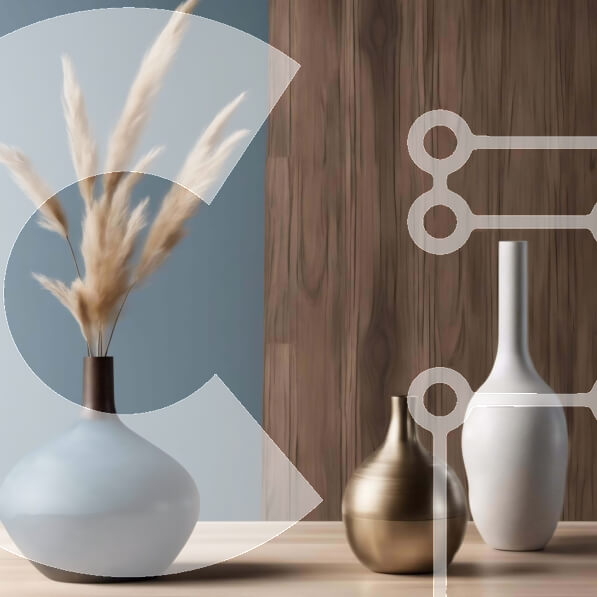 Intra Συλλεκτικό Ξύλινο Παζλ Plywood  4mm - Καλλιτεχνικά βάζα σε ξύλινο τραπέζι Σε Ξύλινο Κουτί - Διαστάσεις Puzzle: 10x10 cm – 25 κομμάτια