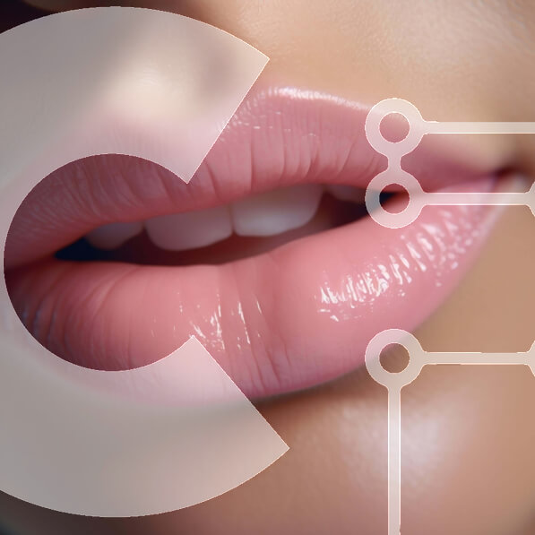 Σετ των 2 Intra Συλλεκτικό Ξύλινο Παζλ Plywood  4mm - Κοντινό πλάνο των ροζ χειλιών με κραγιόν ή lipgloss Σε Ξύλινο Κουτί - Διαστάσεις: 10x10 cm – 25 κομμάτια