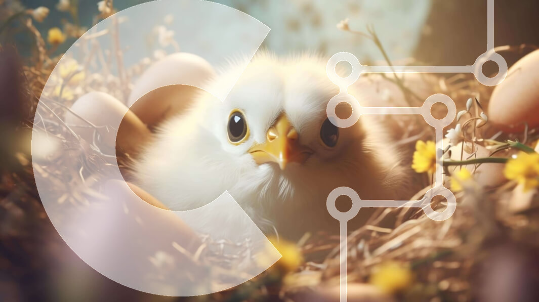 Σετ των 2 Intra Συλλεκτικό Ξύλινο Παζλ Plywood  4mm - Περίεργο κοτόπουλο στη φωλιά με αυγά και λουλούδια Σε Ξύλινο Κουτί - Διαστάσεις: 10x10 cm – 25 κομμάτια