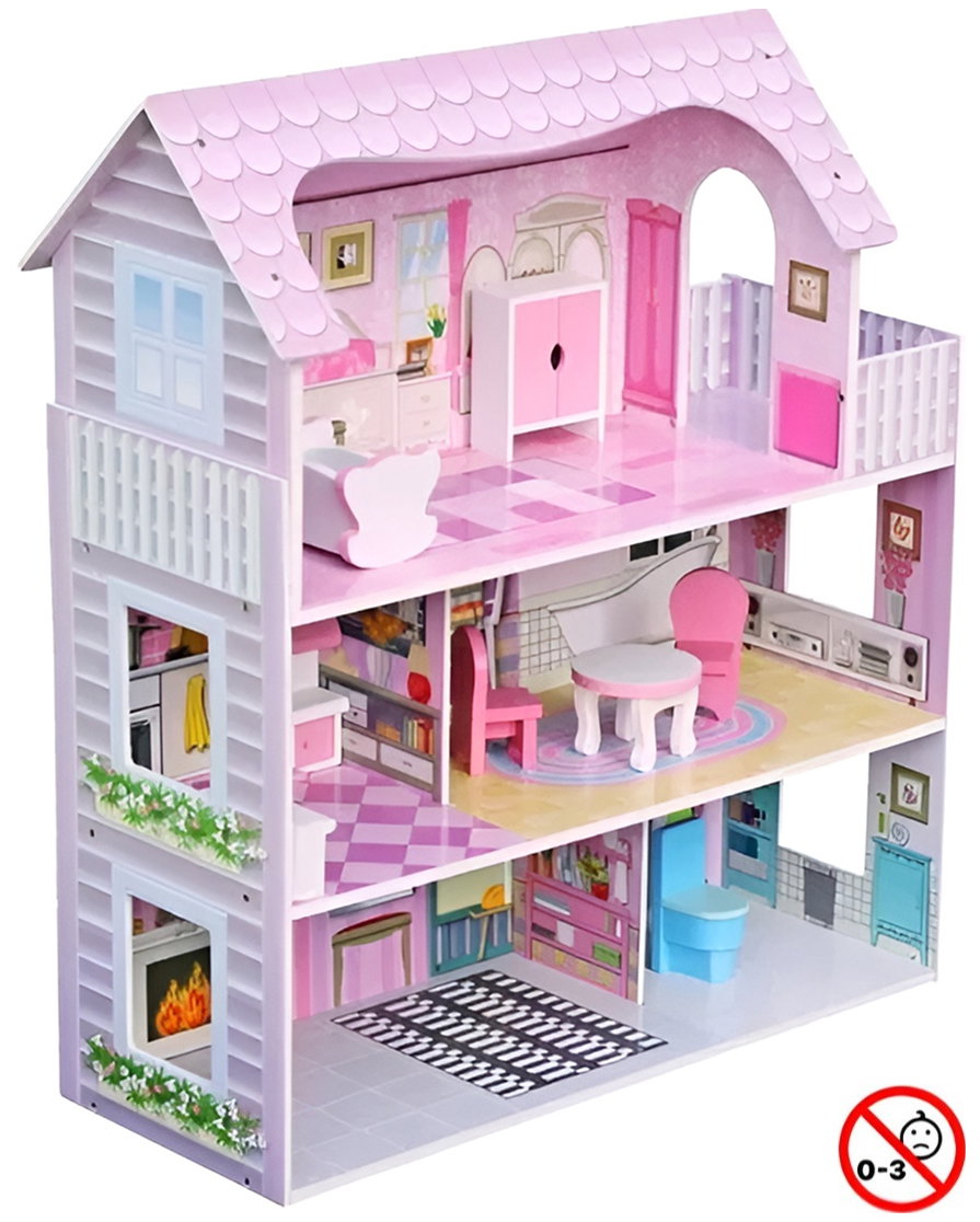 POSSINA Κουκλόσπιτο Joyland Tiffany Mήκος 62.0 Βάθος 27.0 Ύψος 70.0 162782349