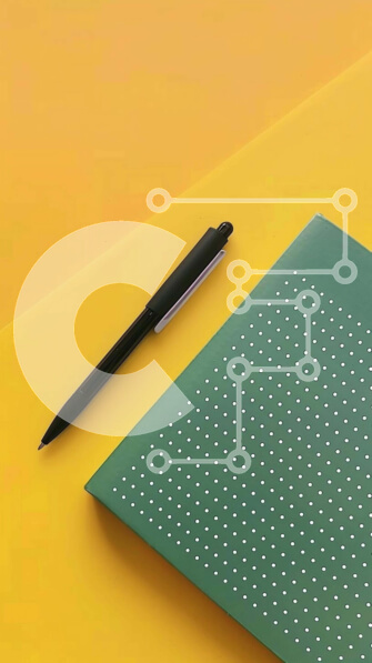 Intra Συλλεκτικό Ξύλινο Παζλ Plywood  4mm - Πράσινο σημειωματάριο με κουκκίδες και μαύρο στυλό Σε Ξύλινο Κουτί - Διαστάσεις Puzzle: 10x10 cm – 25 κομμάτια