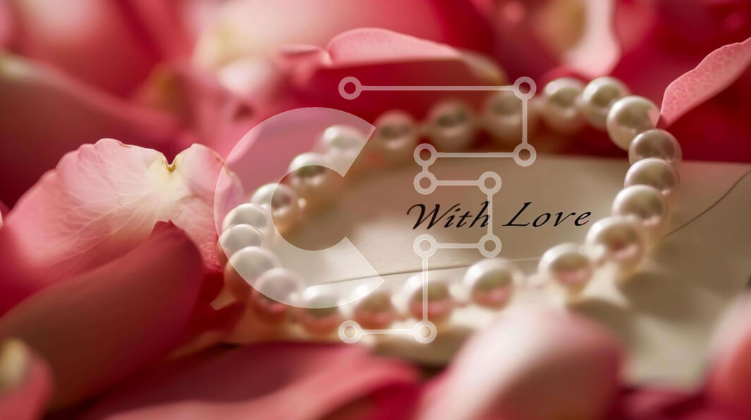 Intra Συλλεκτικό Ξύλινο Παζλ Plywood  4mm - Βραχιόλι με πέρλες σε ροζ ροδοπέταλα Σε Ξύλινο Κουτί - Διαστάσεις Puzzle: 10x10 cm – 25 κομμάτια