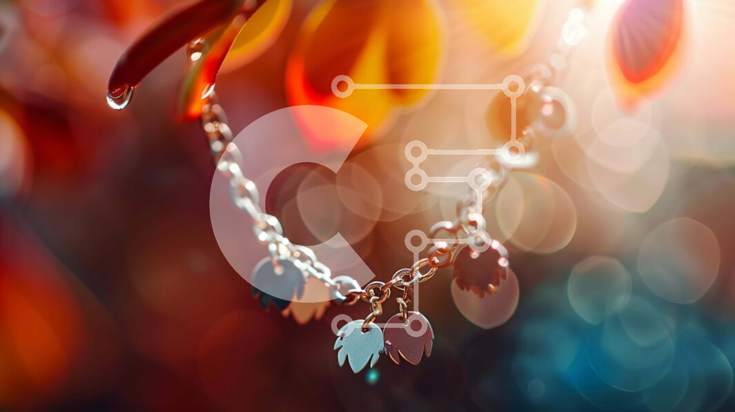 Intra Συλλεκτικό Ξύλινο Παζλ Plywood  4mm - Ασημένιο βραχιόλι με γούρια και φύλλα Σε Ξύλινο Κουτί - Διαστάσεις Puzzle: 10x10 cm – 25 κομμάτια