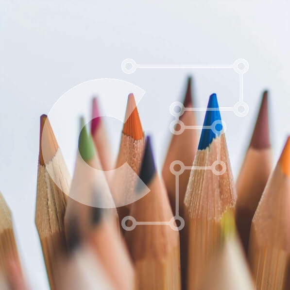 Intra Συλλεκτικό Ξύλινο Παζλ Plywood  4mm - Πολύχρωμα μολύβια για καλλιτεχνικές δημιουργίες Σε Ξύλινο Κουτί - Διαστάσεις Puzzle: 10x10 cm – 25 κομμάτια