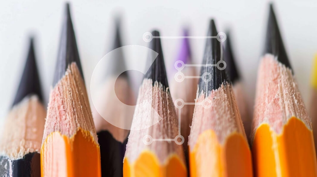 Intra Συλλεκτικό Ξύλινο Παζλ Plywood  4mm - Πολύχρωμα μολύβια με αιχμηρές μύτες Σε Ξύλινο Κουτί - Διαστάσεις: 10x10 cm – 25 κομμάτια