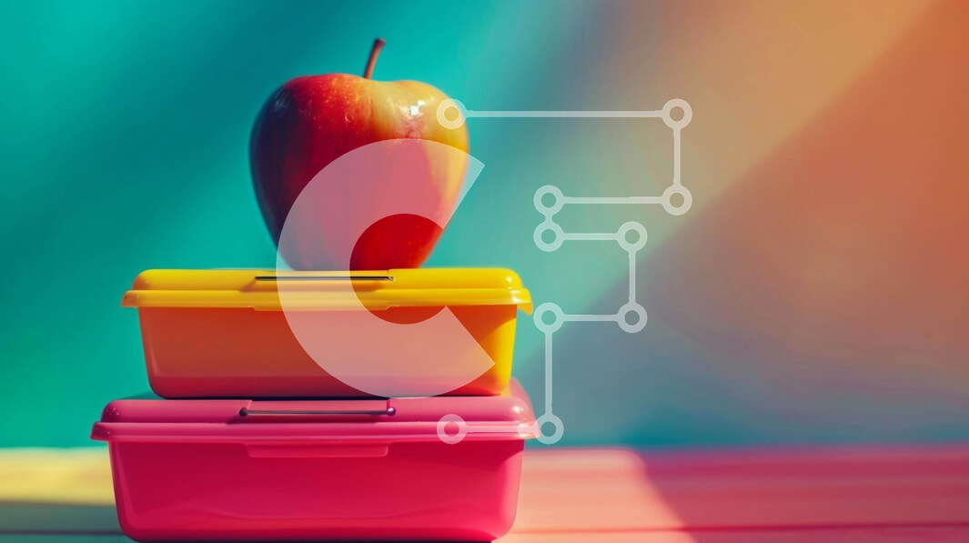 Σετ των 2 Intra Συλλεκτικό Ξύλινο Παζλ Plywood  4mm - Πολύχρωμα στοιβαγμένα κουτιά γεύματος με φρέσκο ​​μήλο Σε Ξύλινο Κουτί - Διαστάσεις: 10x10 cm – 25 κομμάτια