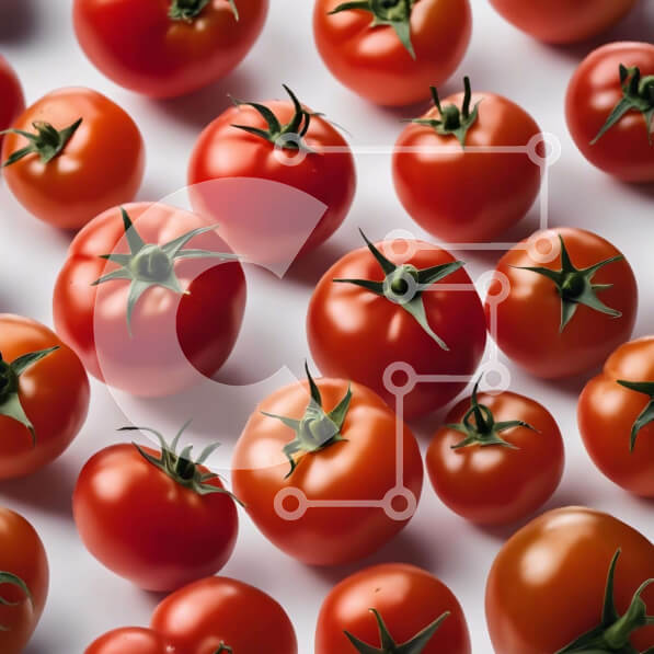 Σετ των 2 Intra Συλλεκτικό Ξύλινο Παζλ Plywood  4mm - Ποικιλία φρέσκων ντοματών στην οθόνη Σε Ξύλινο Κουτί - Διαστάσεις: 10x10 cm – 25 κομμάτια