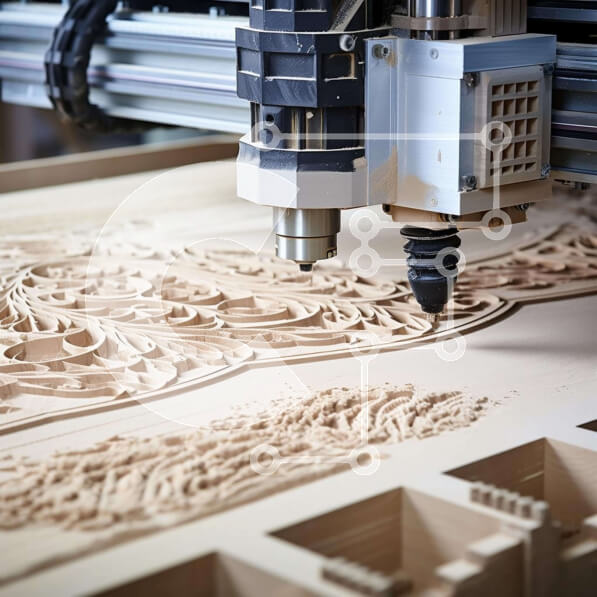 Intra Συλλεκτικό Ξύλινο Παζλ Plywood  4mm - Μηχανή CNC για ξυλόγλυπτα Σε Ξύλινο Κουτί - Διαστάσεις Puzzle: 10x10 cm – 25 κομμάτια