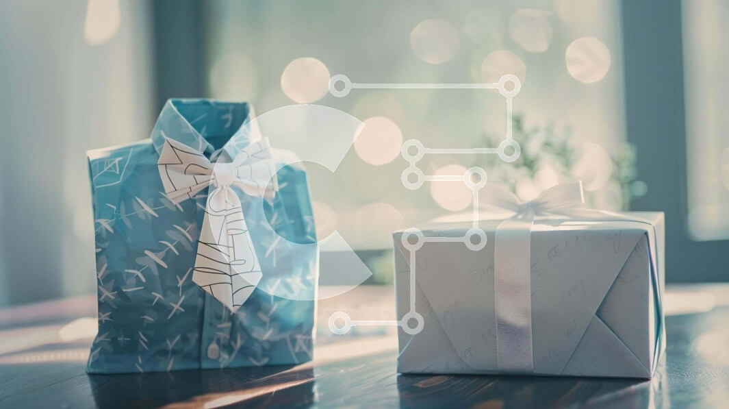 Σετ των 2 Intra Συλλεκτικό Ξύλινο Παζλ Plywood  4mm - Κομψά κουτιά δώρου με παπιγιόν και βάζο Σε Ξύλινο Κουτί - Διαστάσεις: 10x10 cm – 25 κομμάτια