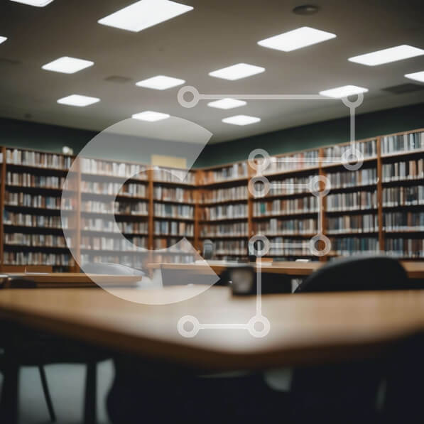 Intra Συλλεκτικό Ξύλινο Παζλ Plywood  4mm - Άδεια βιβλιοθήκη με βιβλίο στο τραπέζι Σε Ξύλινο Κουτί - Διαστάσεις Puzzle: 10x10 cm – 25 κομμάτια