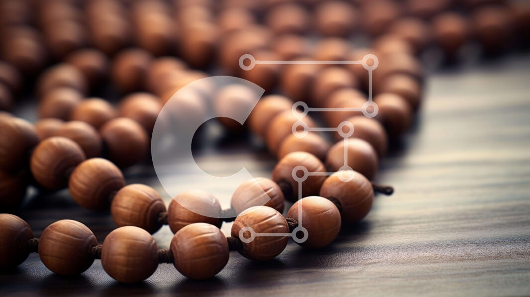 Intra Συλλεκτικό Ξύλινο Παζλ Plywood  4mm - Τακτοποιημένες Ξύλινες Χάντρες Σε Ξύλινο Κουτί - Διαστάσεις Puzzle: 10x10 cm – 25 κομμάτια